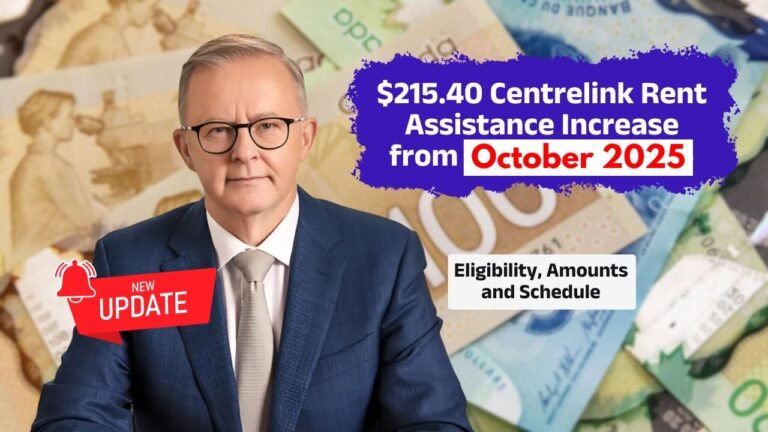Centrelink Rent Assistance Increase 2025 – Extra $215.40 from October Explained