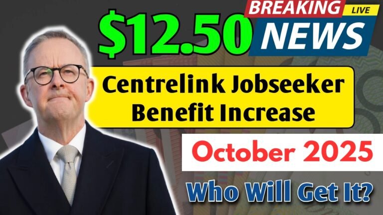 Centrelink JobSeeker 2025 Update – Extra $12.50 Payment Starts This October